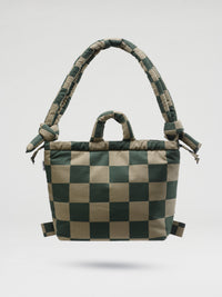 Check Sage + Forest green