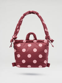 Dots Pale pink + Cherry red