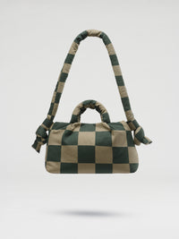 Check Sage + Forest green