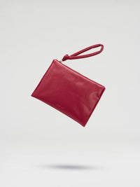 Vegan leather - Cherry red